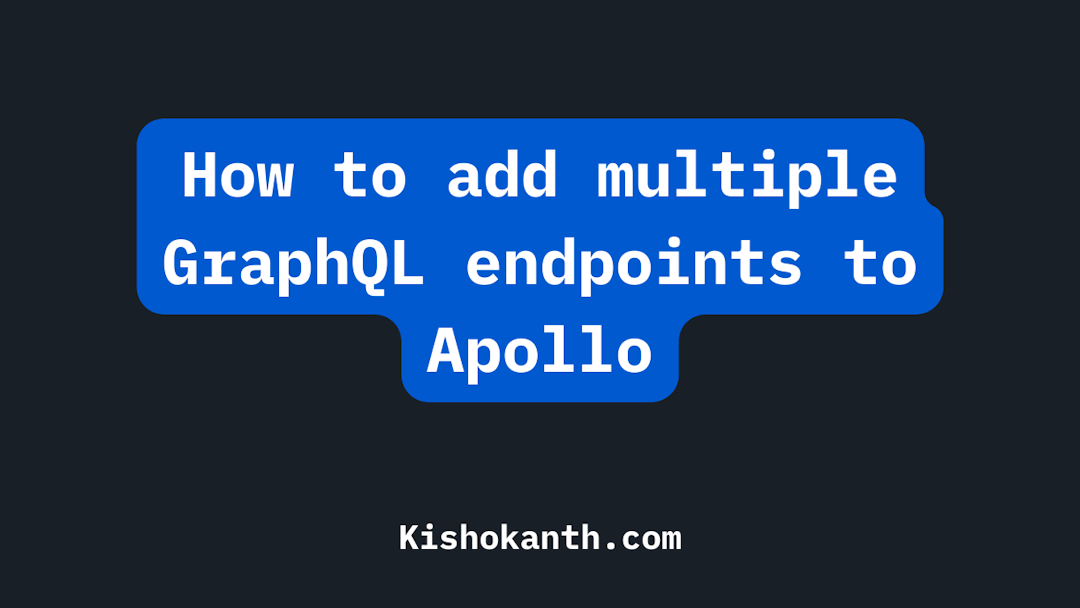 How to add multiple GraphQL endpoints to Apollo